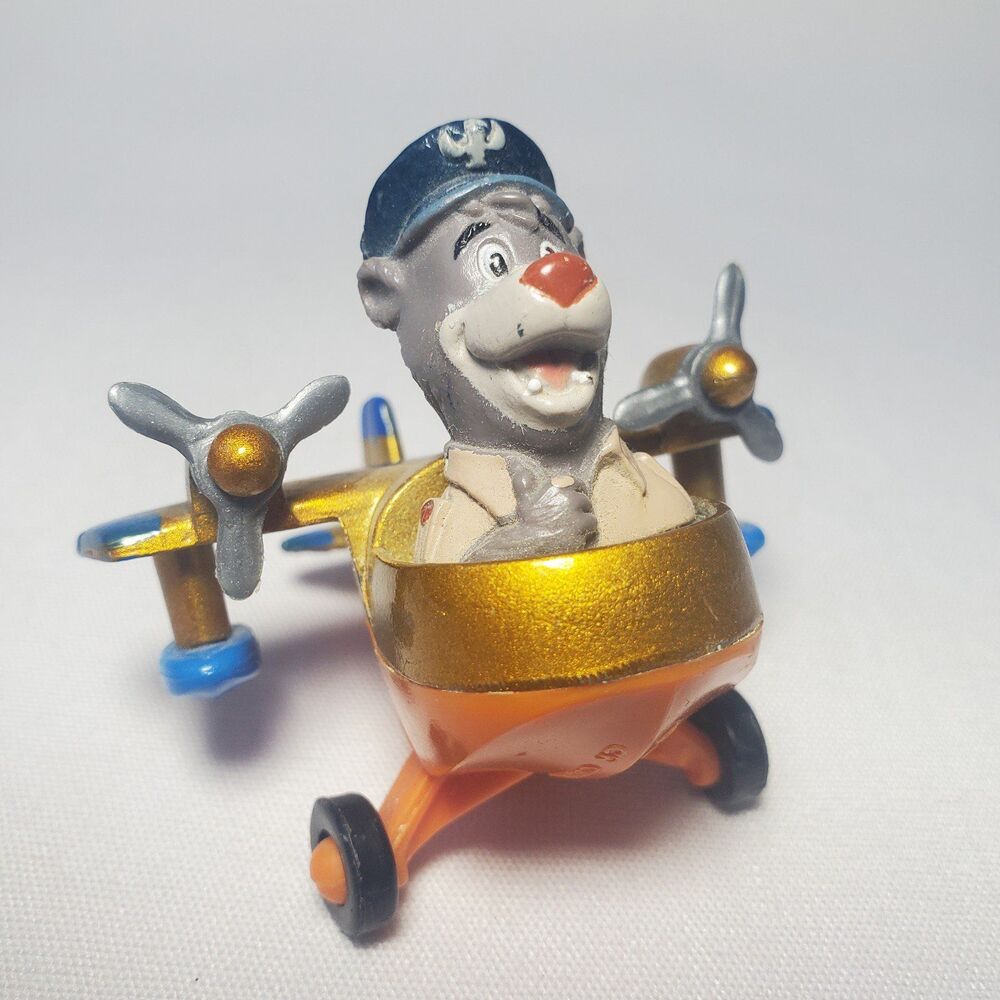 Disney Talespin Baloo Bear Vintage Die-Cast Vintage 1990 Figurine Happy Meal Toy